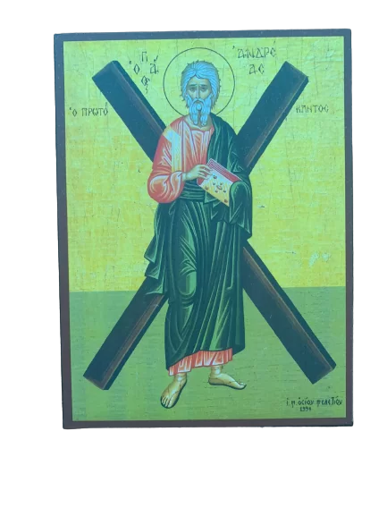 Icoană Bizantină Sfântul Andrei-14*19