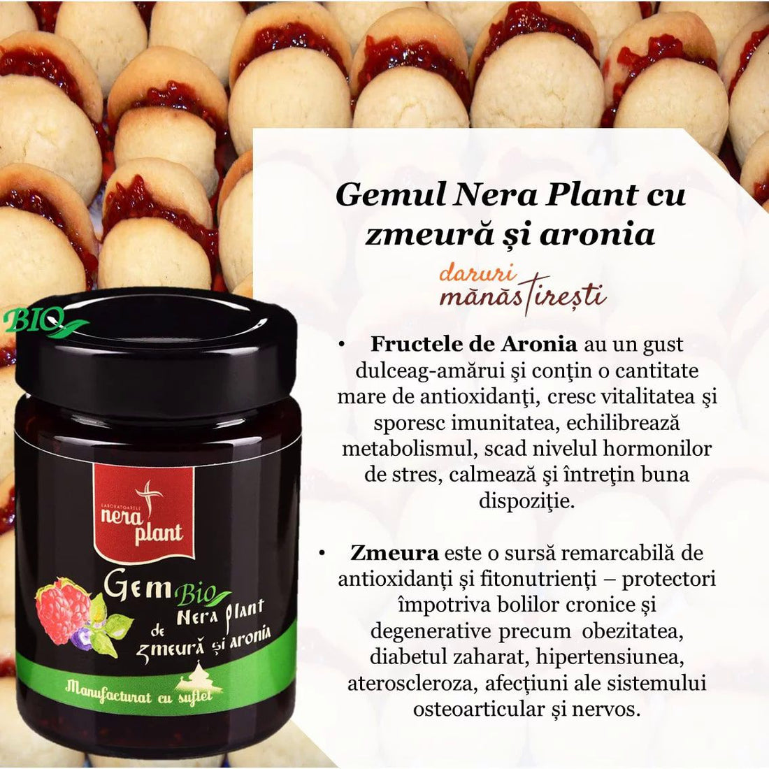 Fursecuri de post cu Gem zmeură