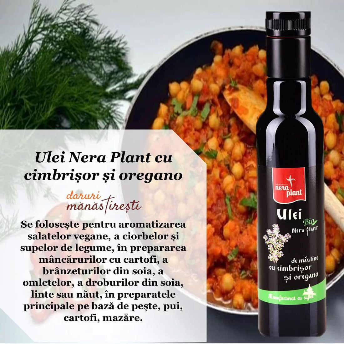 Mâncare năut cu Ulei de cimbrișor