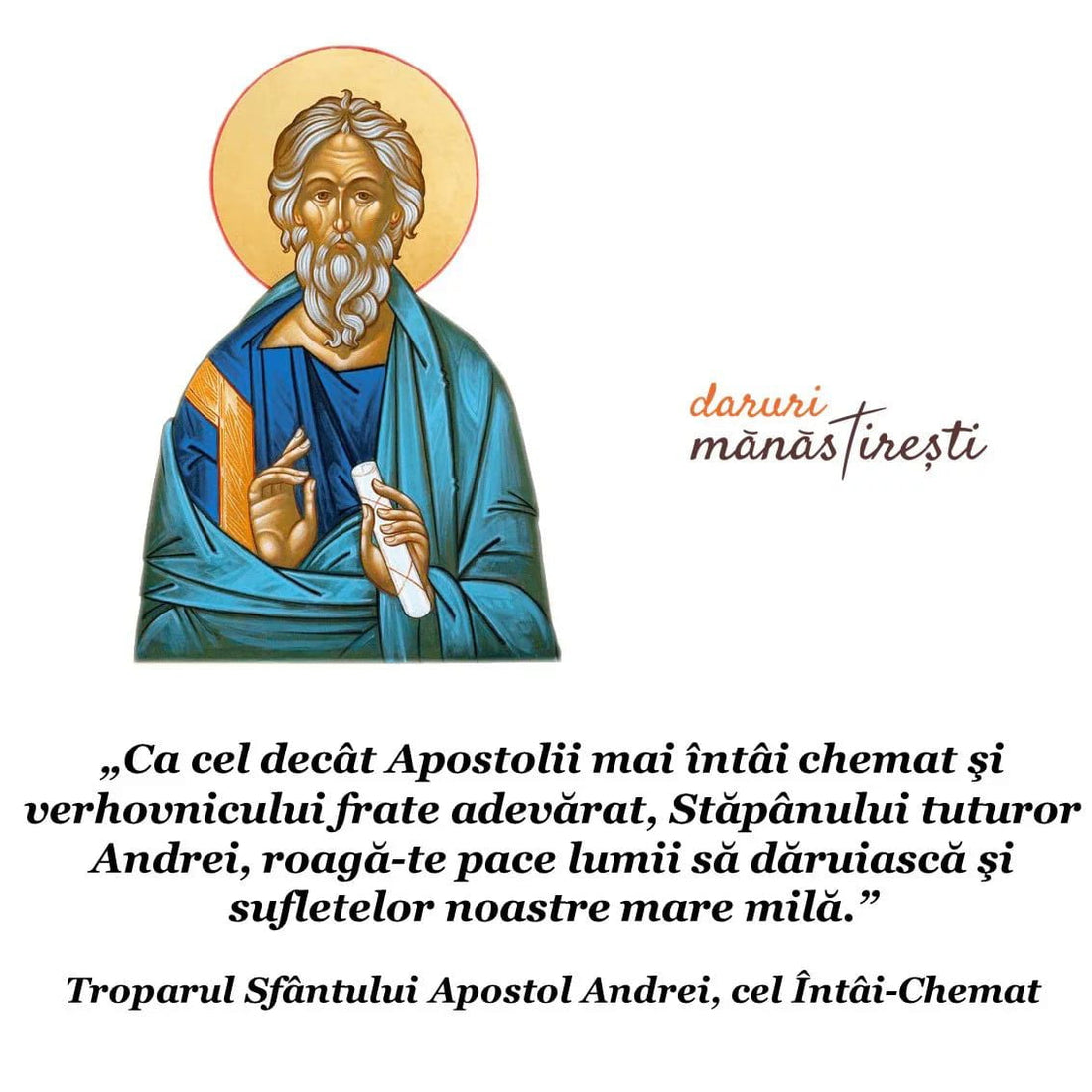 Părintele Cleopa despre Sfântul Apostol Andrei