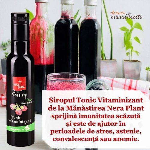 Suc natural cu Sirop Tonic vitaminizant