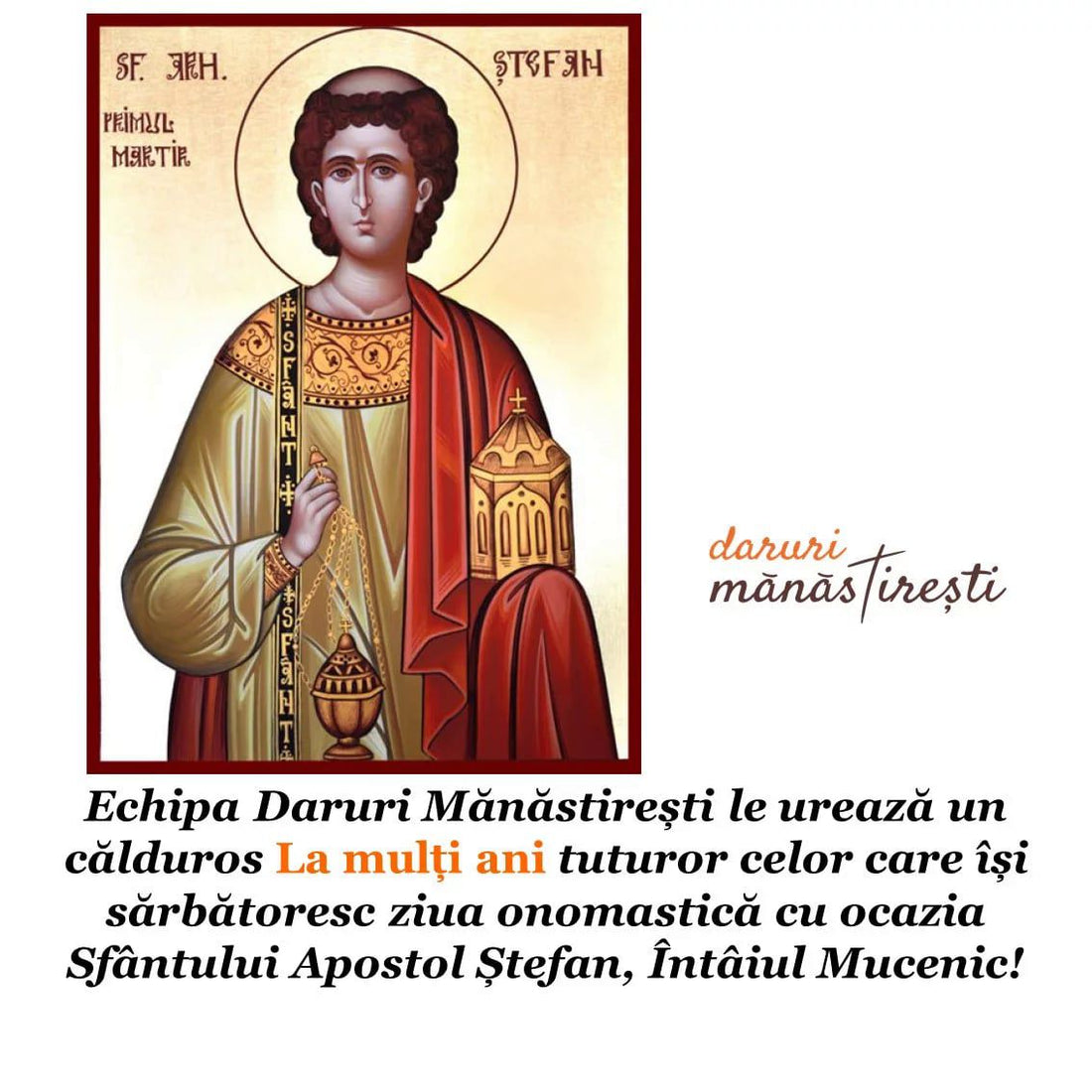 Viața Sfântului Apostol și Arhidiacon Ștefan