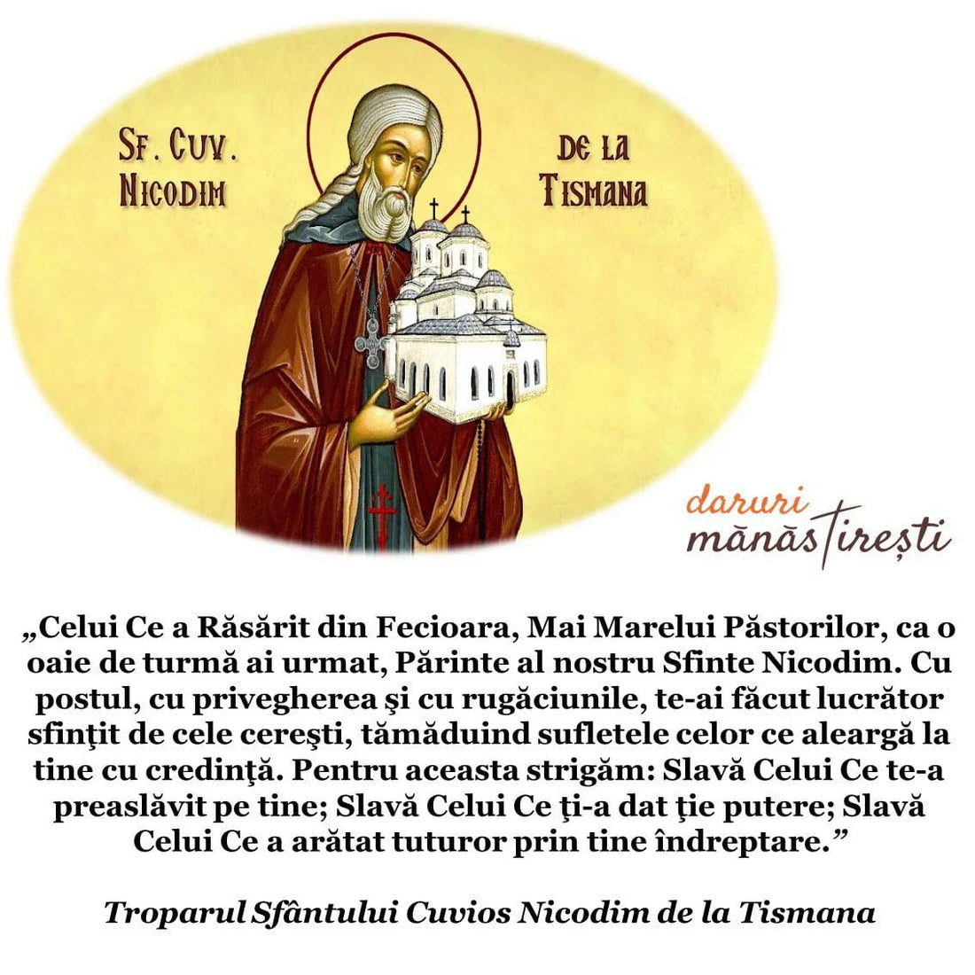 Viața Sfântului Nicodim de la Tismana
