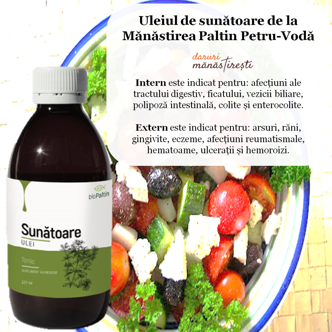 Salată de legume și Ulei sunătoare