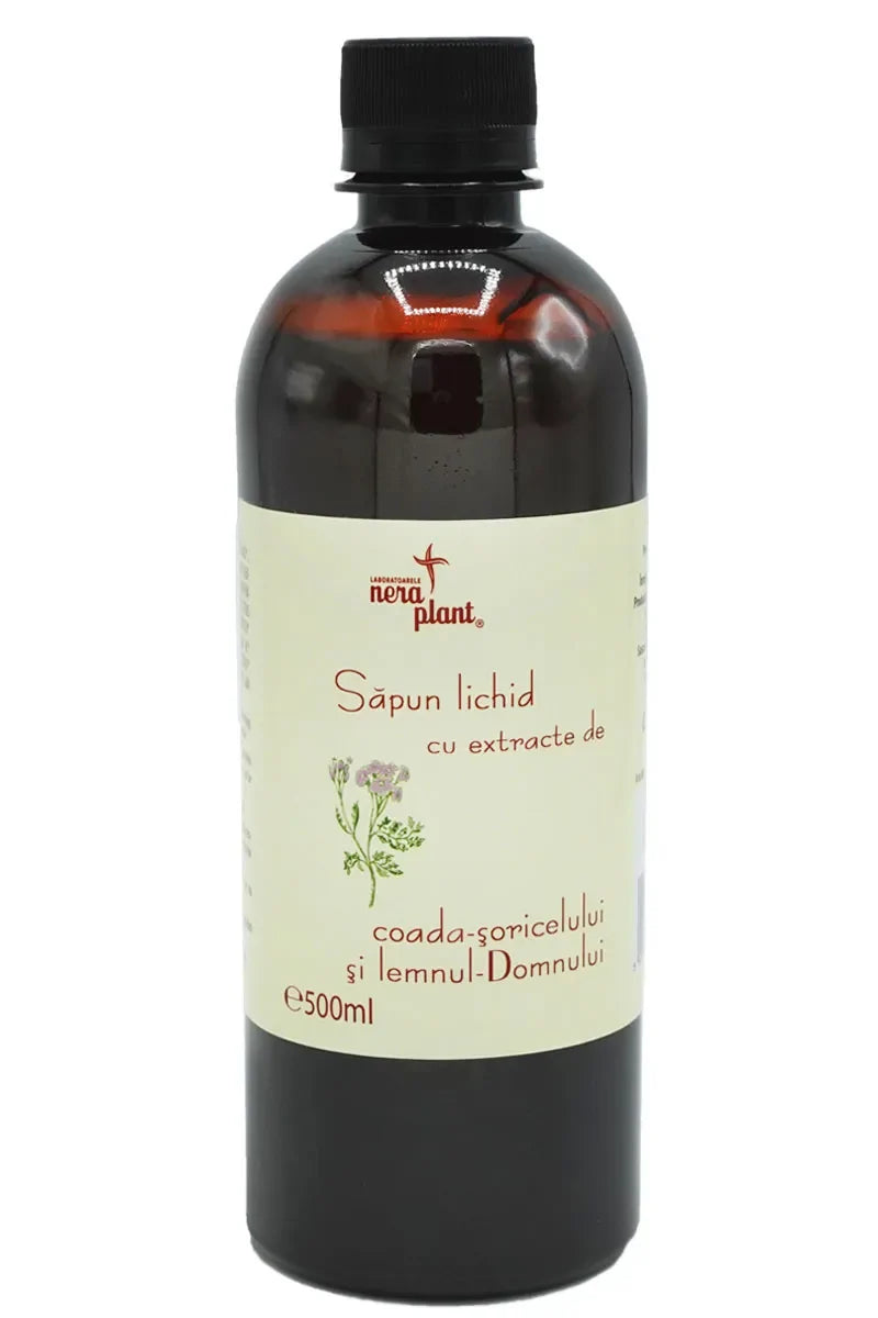 Sapun lichid cu coada-soricelului si lemnul-Domnului 500ml