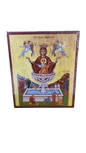Icoană bizantină Izvorul Tămăduirii-10*12