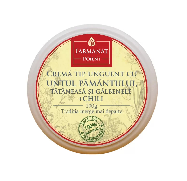 Crema untul pamantului, galbenele, tataneasa și chili