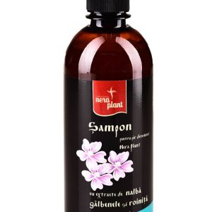 Şampon cu extracte de nalbă gălbenele roiniță